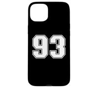 Custodia per iPhone 15 Plus 93 Numero Novantatre Team Sports Graphic Varsity Matching