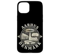 Custodia per iPhone 15 Plus Aarhus Danimarca Viaggio Souvenir Città Regalo