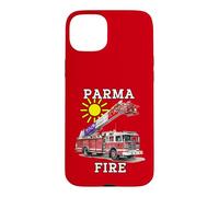 Custodia per iPhone 15 Plus Abbigliamento Camion Soccorso Assistenza Pompiere Parma