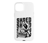 Custodia per iPhone 15 Plus Abraham Lincoln Chitarra Elettrica Smash Shred Chitarrista Musica