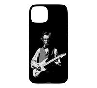 Custodia per iPhone 15 Plus Abraham Lincoln Suona la Chitarra Vintage Rock & Roll Chitarrista