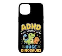 Custodia per iPhone 15 Plus ADHD Always Distracted By Huge Dinosaurs