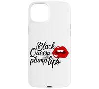 Custodia per iPhone 15 Plus African American Mother's Day Black Mom Queens Plump Lips