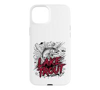 Custodia per iPhone 15 Plus Aggressivo Lago Trota Grande pesca Laghi Deep Strike