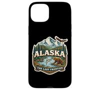 Custodia per iPhone 15 Plus Alaska The Last Frontier Souvenir Memorabilia Orgoglioso Alaska