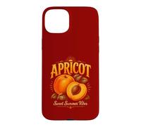 Custodia per iPhone 15 Plus Albicocca Sweet Summer Vibes Fruit Lover Orchard Market Design