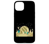 Custodia per iPhone 15 Plus Alien Planet Paesaggio con Strano Flora