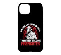 Custodia per iPhone 15 Plus All Men They Become Firefighter Funny Fireman Firefighters