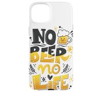 Custodia per iPhone 15 Plus AMANTE DELLA BIRRA. "Senza birra non c'è vita". Ver.2