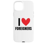 Custodia per iPhone 15 Plus Amo gli stranieri immigrati Diritti umani Xenofobia diversa