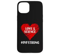 Custodia per iPhone 15 Plus Amore e scienza IVF Forte recupero dell'uovo Infertilità dell'embrione