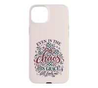 Custodia per iPhone 15 Plus Anche nel Caos Sua Grazia mi trova ancora la fede cristiana