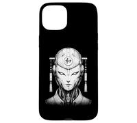 Custodia per iPhone 15 Plus Android futuristico e Harmony Cyber Samurai AI