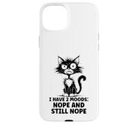 Custodia per iPhone 15 Plus Angry Stressed Cat divertente stress meme regalo per gli amanti dei gatti