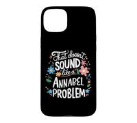 Custodia per iPhone 15 Plus Annabel Personalized Cute Flower Girls Annabel Name