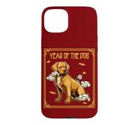 Custodia per iPhone 15 Plus Anno Del Cane Zodiaco Cinese Capodanno Cinese Oroscopo