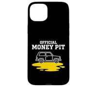 Custodia per iPhone 15 Plus Appassionato automobilistico di modifica della pit car dei soldi