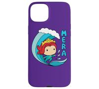 Custodia per iPhone 15 Plus Aquaman Movie Chibi Mera and Mermaid Wave