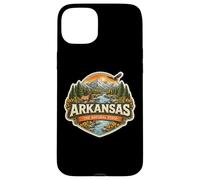 Custodia per iPhone 15 Plus Arkansas The Natural State Souvenir Visitatore Memorabilia Viaggio