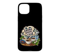 Custodia per iPhone 15 Plus AROMA SPOON CALM Assaggio calmo del caffè