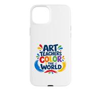 Custodia per iPhone 15 Plus Art Teachers Color The World - Teacher Appreciation