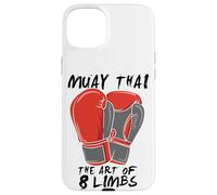 Custodia per iPhone 15 Plus Arti Marziali Muay Thai L'arte di 8 arti citazione Thai Boxing