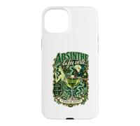 Custodia per iPhone 15 Plus Assenzio La Fée Verte - Cocktail Fata Verde