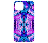 Custodia per iPhone 15 Plus Astratto Caleidoscopio V.iolet Geometrica Simmetria Arte