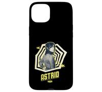 Custodia per iPhone 15 Plus Astrid Ritratto Neon Retro Spirale Bold Visual