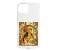 Custodia per iPhone 15 Plus Atena Dea della Saggezza e della Guerra Mitologia Greca Arte