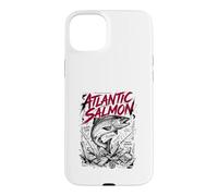 Custodia per iPhone 15 Plus Atlantic Salmon River King Fly Strike - Frantumatore da pesca