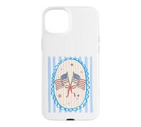 Custodia per iPhone 15 Plus Attraversato bandiere americane Patriotic USA Design