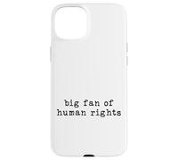 Custodia per iPhone 15 Plus Audace Diritti Umani Attivismo Empowerment Design Minimalista