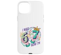 Custodia per iPhone 15 Plus Avevo 6 anni Ora sono 7 7° compleanno 6 7 Birthday Boys