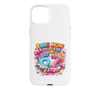 Custodia per iPhone 15 Plus Avevo 6 anni Ora sono 7 Drip Bow Coquette 7th Birthday Girls