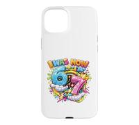 Custodia per iPhone 15 Plus Avevo 6 anni Ora sono 7 Drip Six Seven 7th Birthday Ice Cream Drip