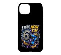 Custodia per iPhone 15 Plus Avevo 6 anni ora sono 7 Six Seven Fantastico 7° compleanno