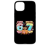 Custodia per iPhone 15 Plus Avevo sei anni ora sono sette 6 7 Capibara 67 Meme 7th Bday Kids