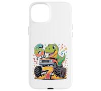 Custodia per iPhone 15 Plus Avevo sei anni ora sono sette dinosauri 67 Meme 7th Birthday Boys