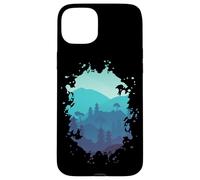 Custodia per iPhone 15 Plus Avventura nella foresta di montagna - Explorer all'aperto per amanti della natura