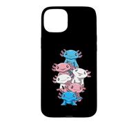 Custodia per iPhone 15 Plus Axolotl Transgender Axolotl Queer Diritti Lgbtq