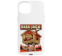 Custodia per iPhone 15 Plus Baba Jaga - Gambe di pollo della casa della foresta del folklore della strega slava