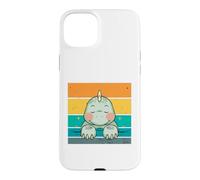 Custodia per iPhone 15 Plus Baby T.Rex che dorme pacifico dinosauro carino preistorico