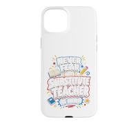 Custodia per iPhone 15 Plus Back To School Never Fear The Substitue Teacher Is Here
