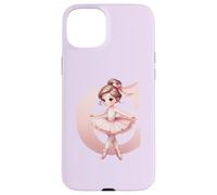 Custodia per iPhone 15 Plus Ballerina Ragazza Danza Nome Prima Lettera C Ragazza Tutu Ballet