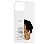 Custodia per iPhone 15 Plus Bambini Black Pride Girls I Am Black Girl Magic Cheetah Leopard