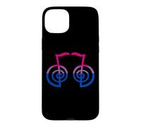 Custodia per iPhone 15 Plus Bandiera bisessuale Kriya Reiki Simbolo Yoga Spirituale
