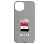 Custodia per iPhone 15 Plus Bandiera dell'Egitto Distressed Cairo Pride