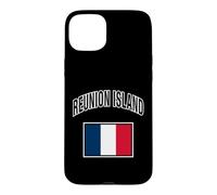 Custodia per iPhone 15 Plus Bandiera dell'isola della Reunion