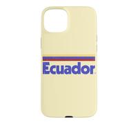 Custodia per iPhone 15 Plus Bandiera Ecuador retrò giallo ecuadoriano
